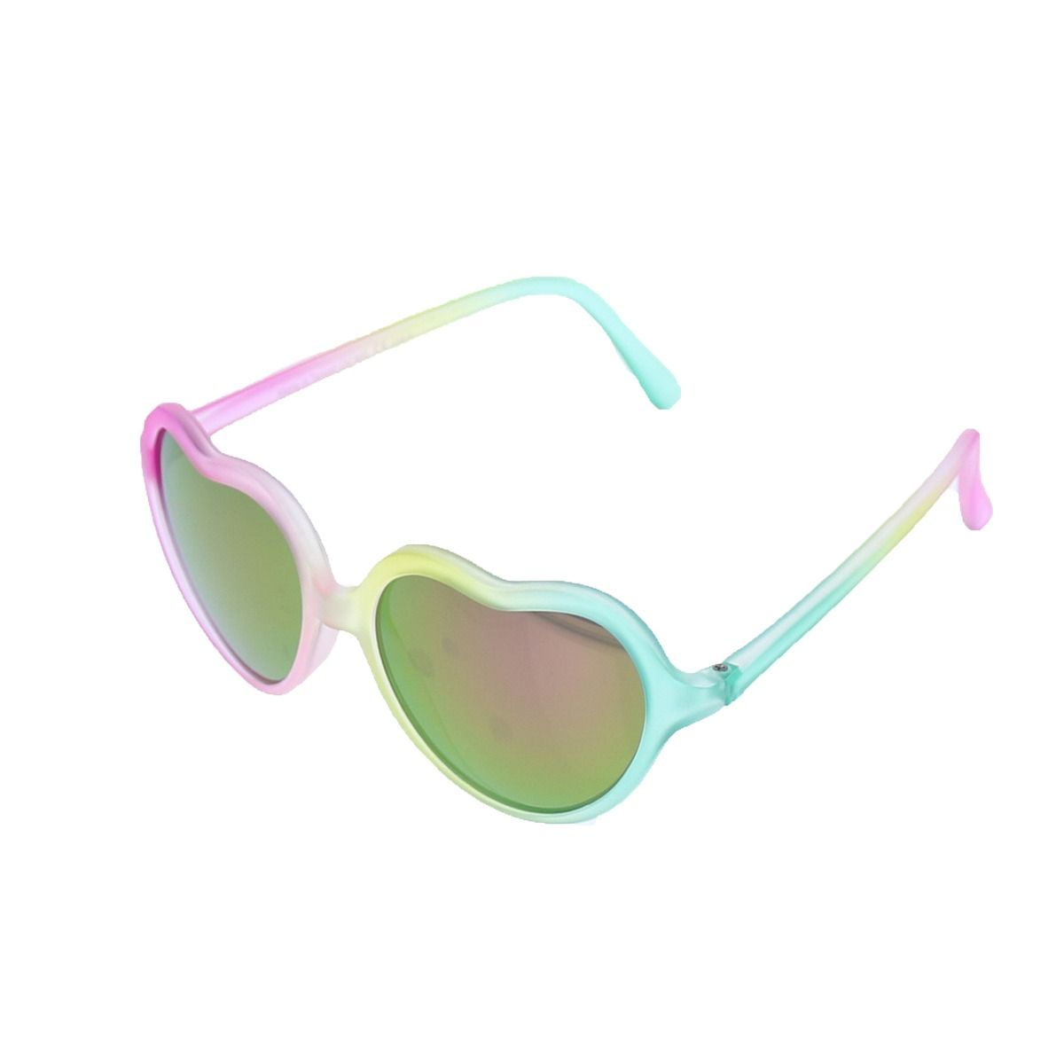 Lunettes de soleil cœurs arc-en-ciel