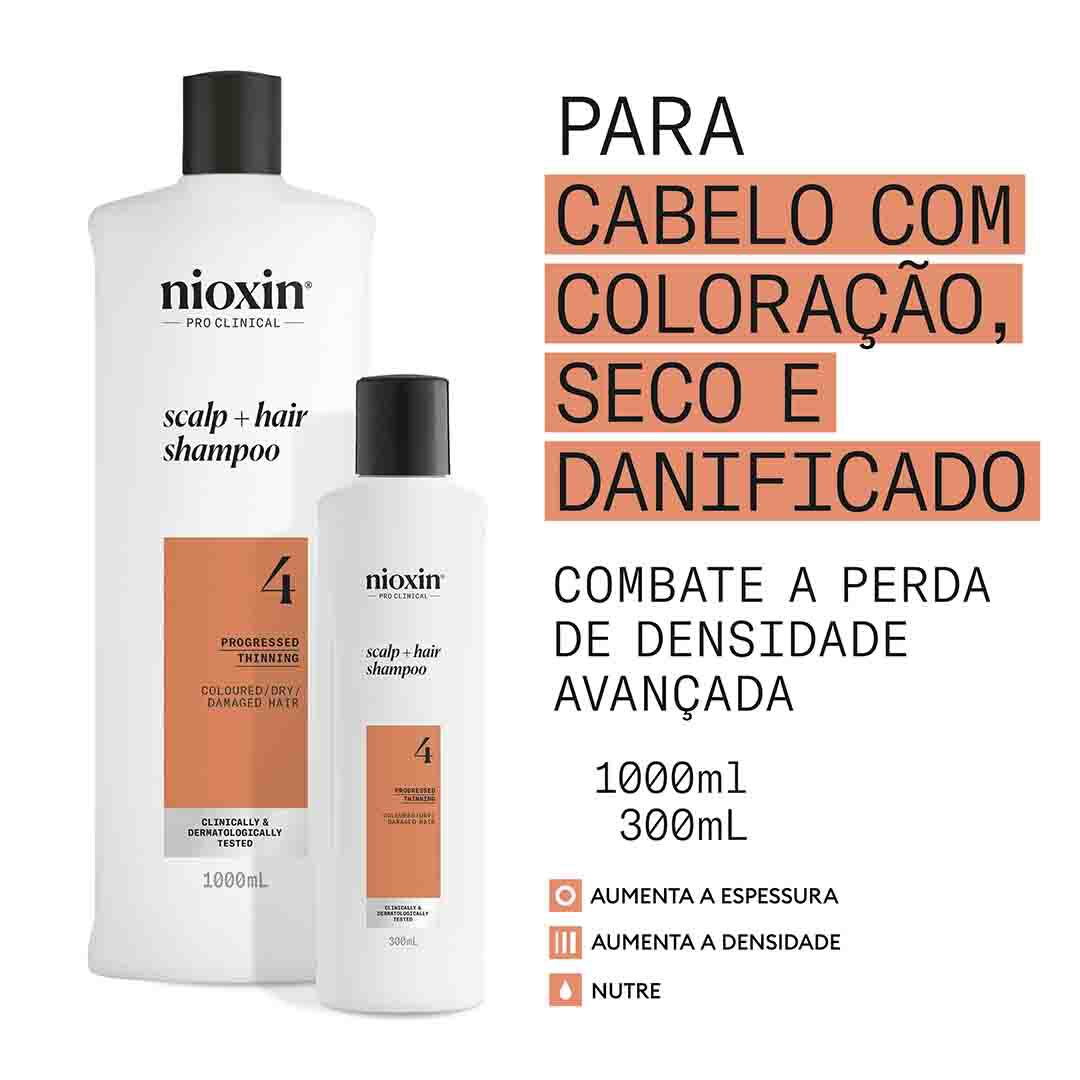 Nioxin Sistema 4 Champô - 300ml