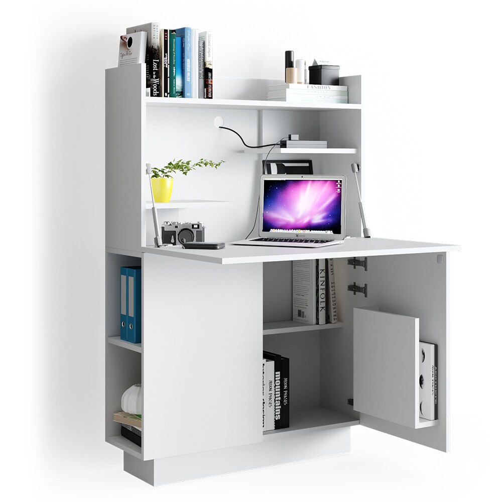 Vicco Schreibtisch-Schrank Alena Büroschrank Aktenschrank Computertisch Sekretär