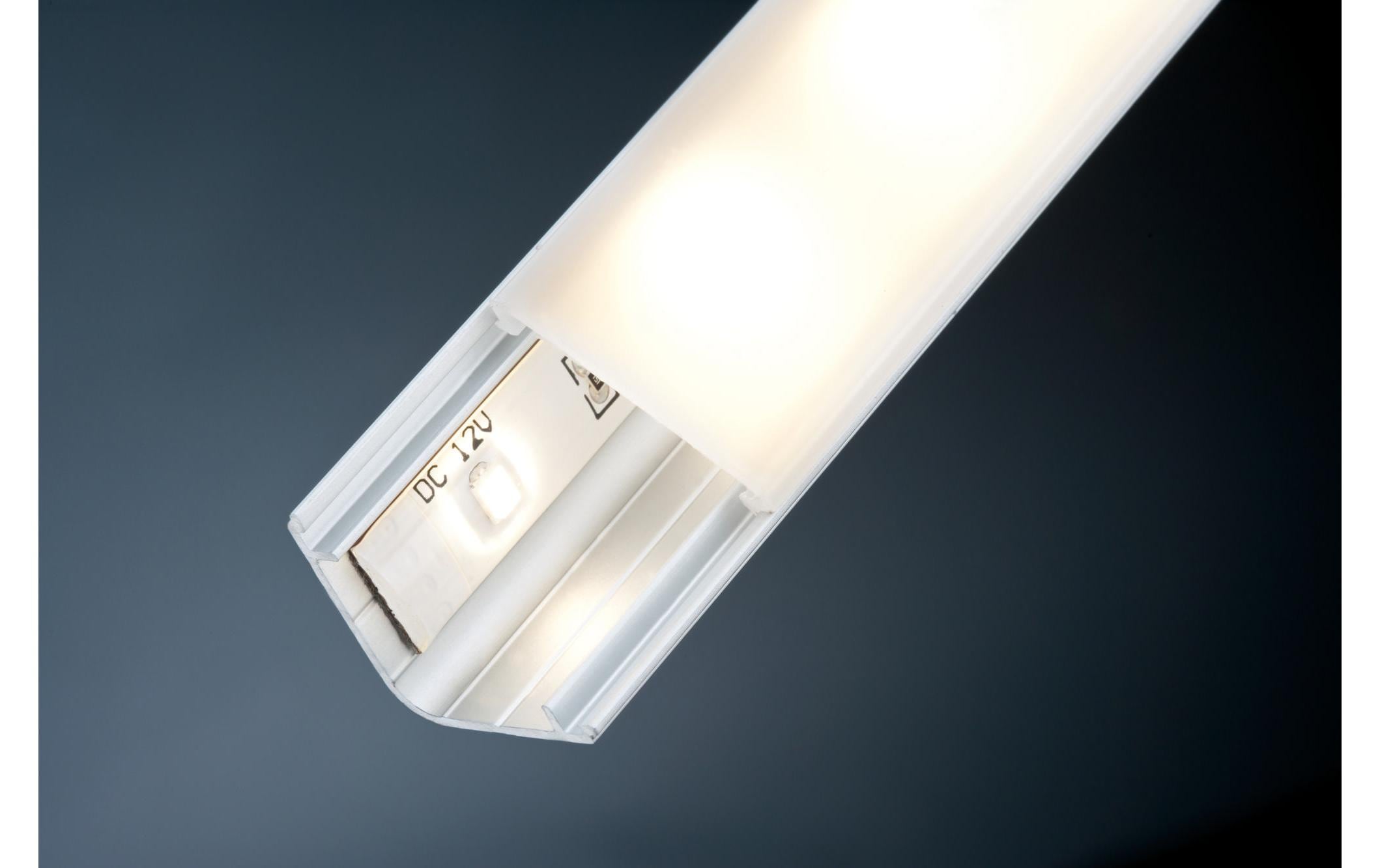 Delta Profil Schiene 1 MeterDelta Profil-Schiene mit Diffusor 1 Meter