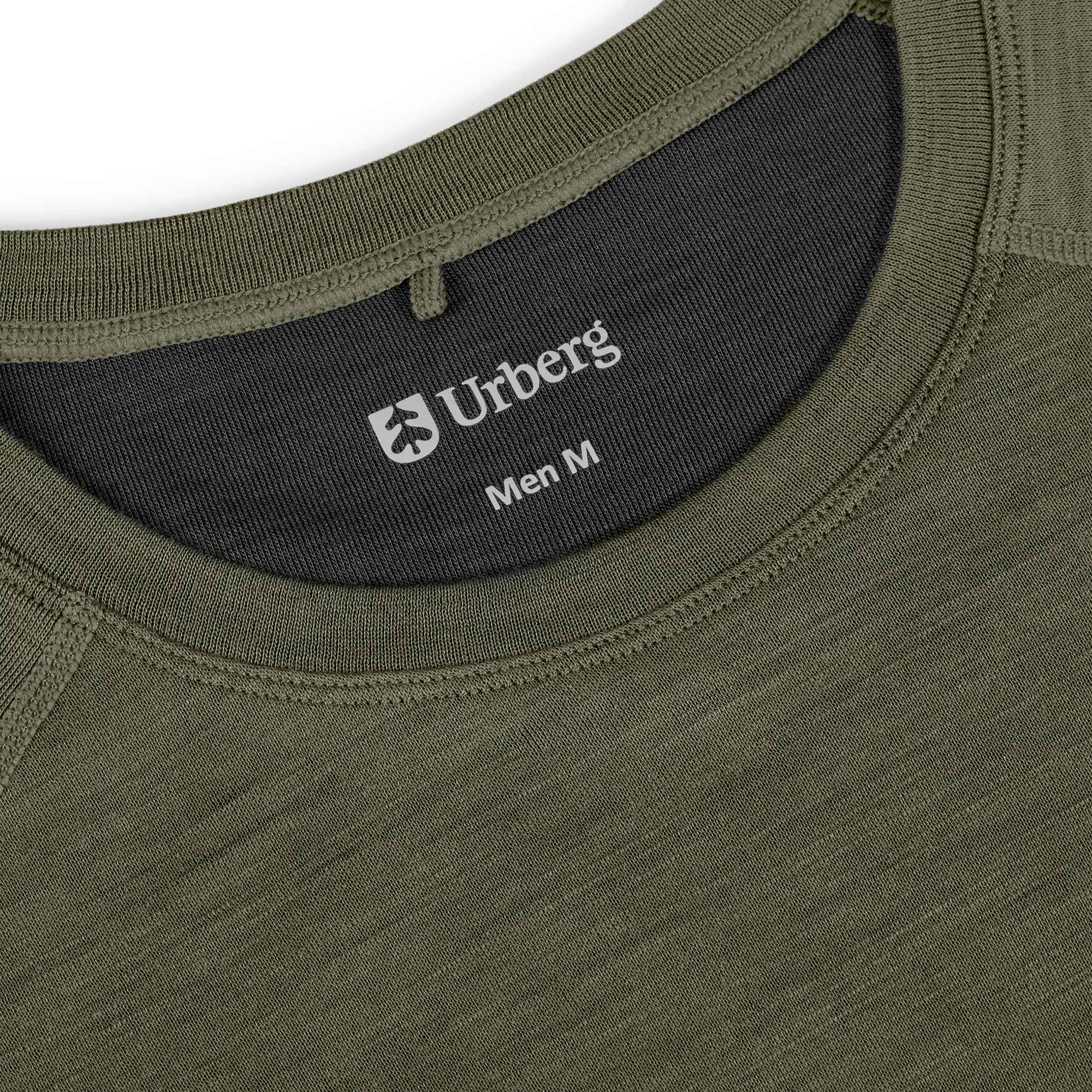 Urberg Merino-Bamboo Base Layer Top Men Deep Lichen Green