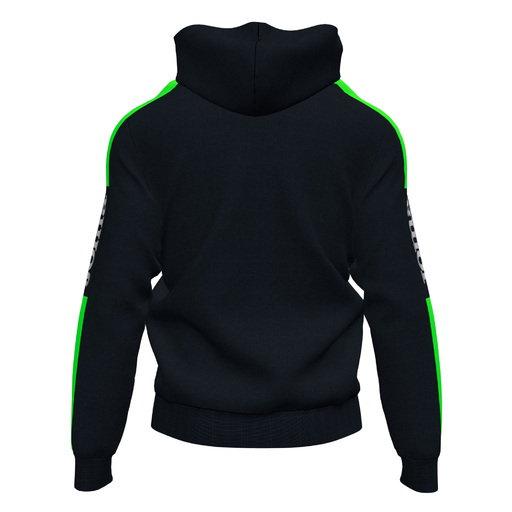 Moletom com capuz Joma Championship IV, preto/verde fluorescente