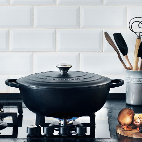 Le Creuset Marmite Braadpan Ã 26 cm - Mat zwart