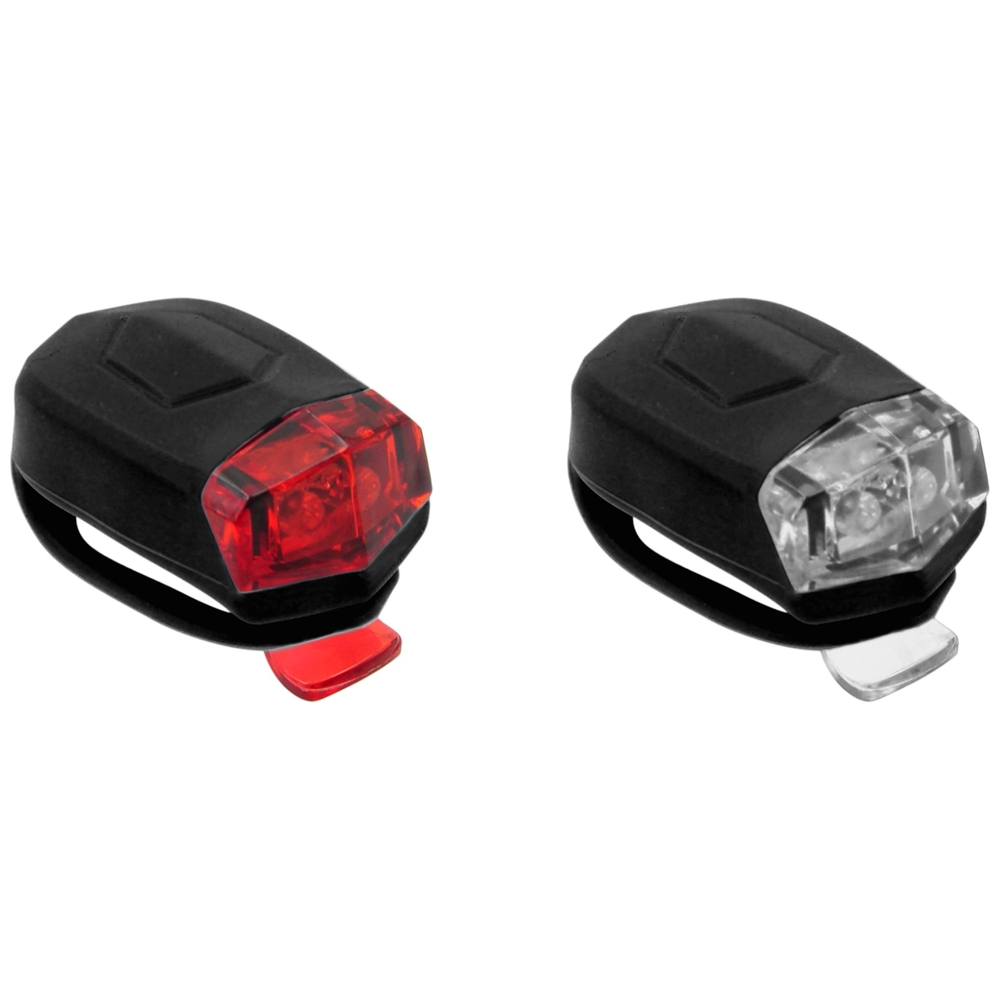 Verve Silikon-LED-Fahrradlicht-Set
