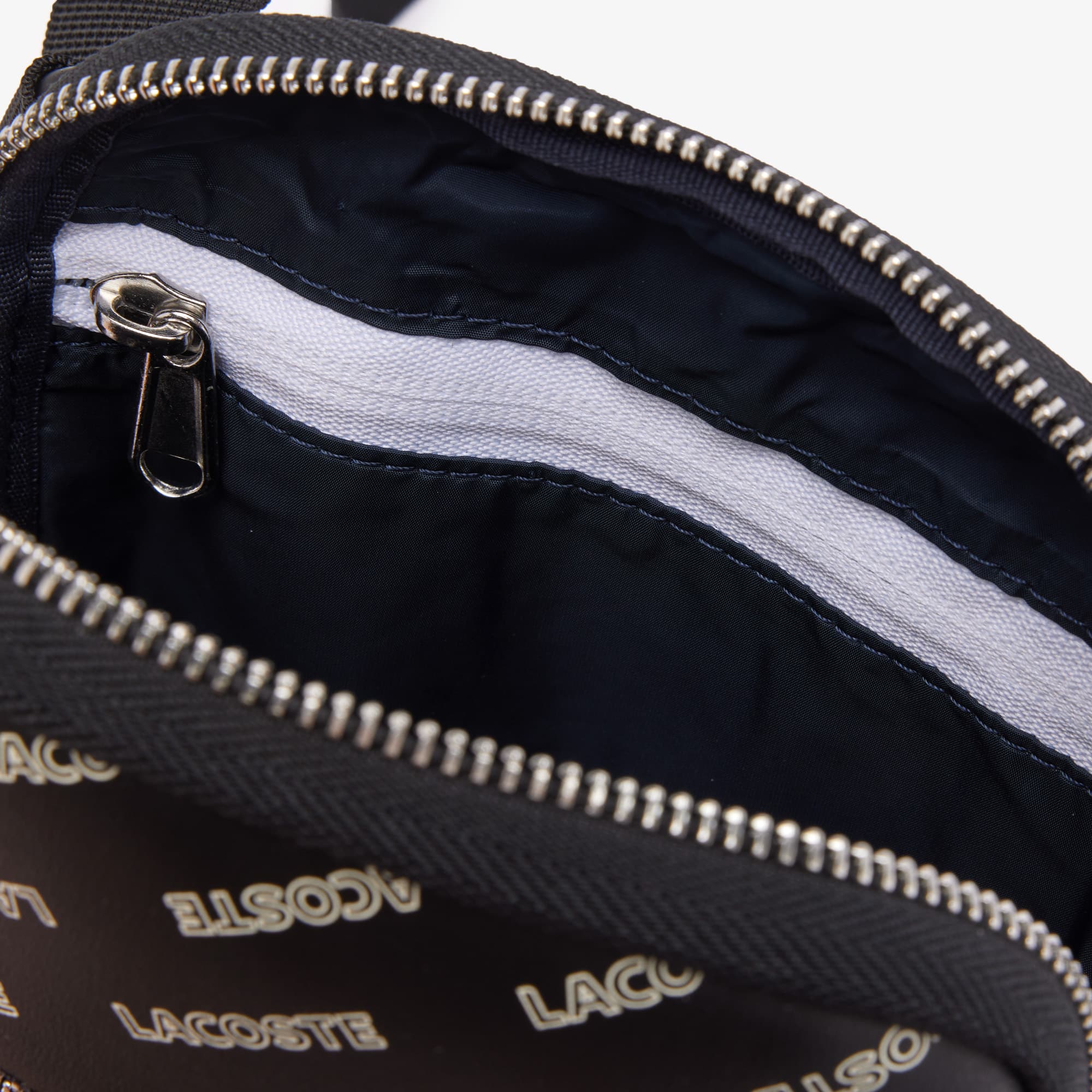 Sacoche LCST avec imprimé siglé Sacoches & Pochettes - Noir - Lacoste - Homme