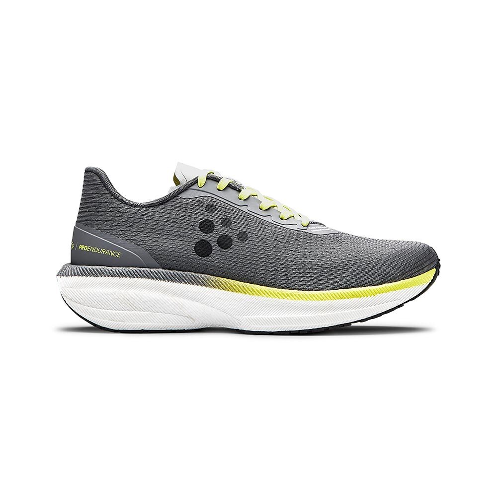 Craft PRO Endurance Distance Hardloopschoenen Grijs/Geel Dames