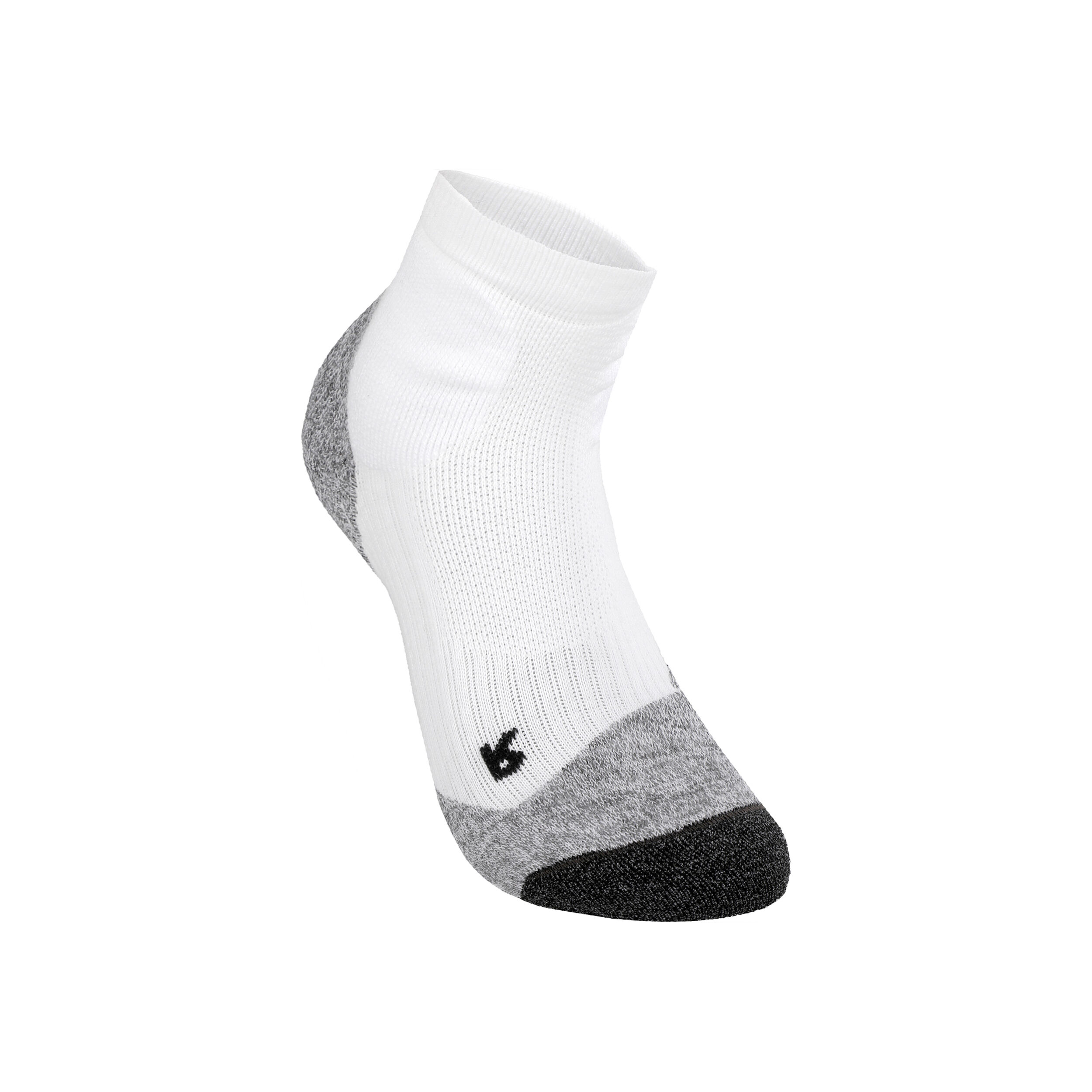 Falke TE 2 Short Chaussettes De Tennis Hommes - Blanc , Gris