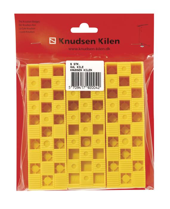 Knudsen Kilen gul kile - 6 stk