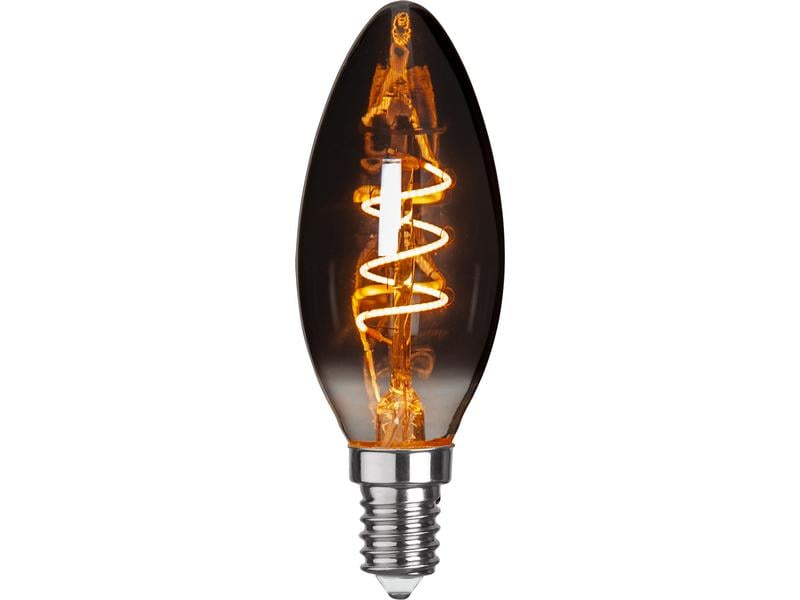 Star Trading Lampe LED Grace Smoke, 3 W, E14, Warmweiss Leuchtmittel mit E14 Sockel