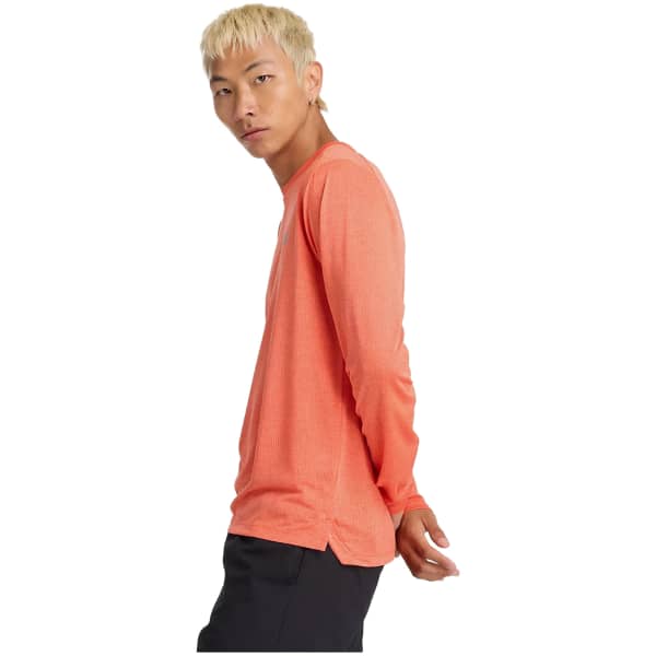 T-shirt trail NEW BALANCE ATHLETICS LONG SLEEVE M NEO FLAME HEATHER
