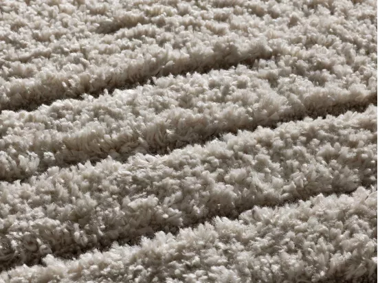 Tapis intérieur - shaggy - crème - 200 x 290 cm - ATESA