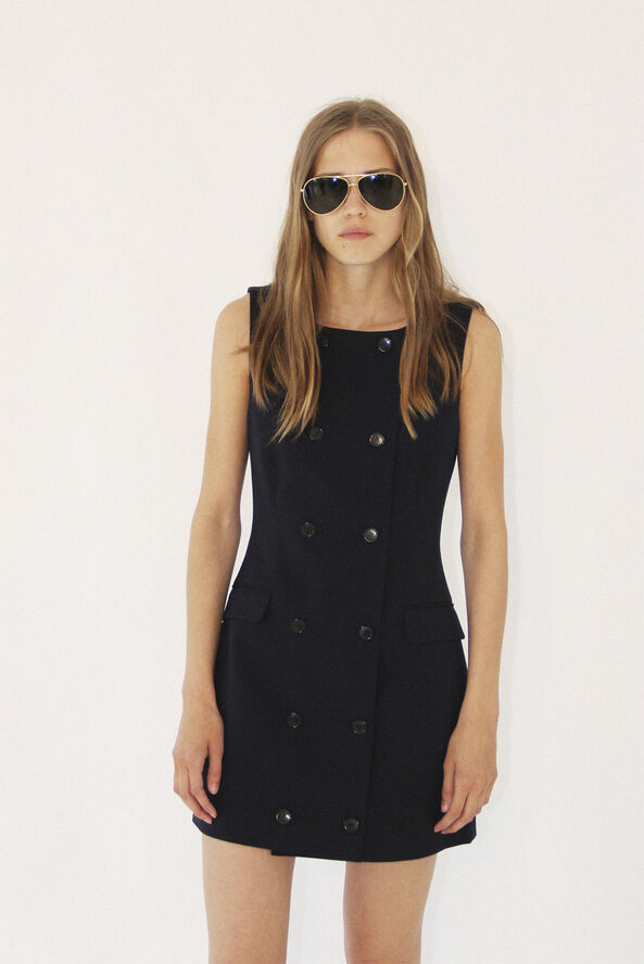 Designers Remix Scott Shift Dress Dark blue