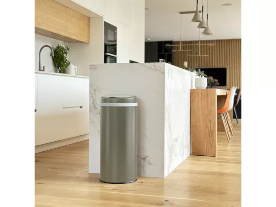 Poubelle de cuisine automatique SOHO Taupe Acier inoxydable 42 L