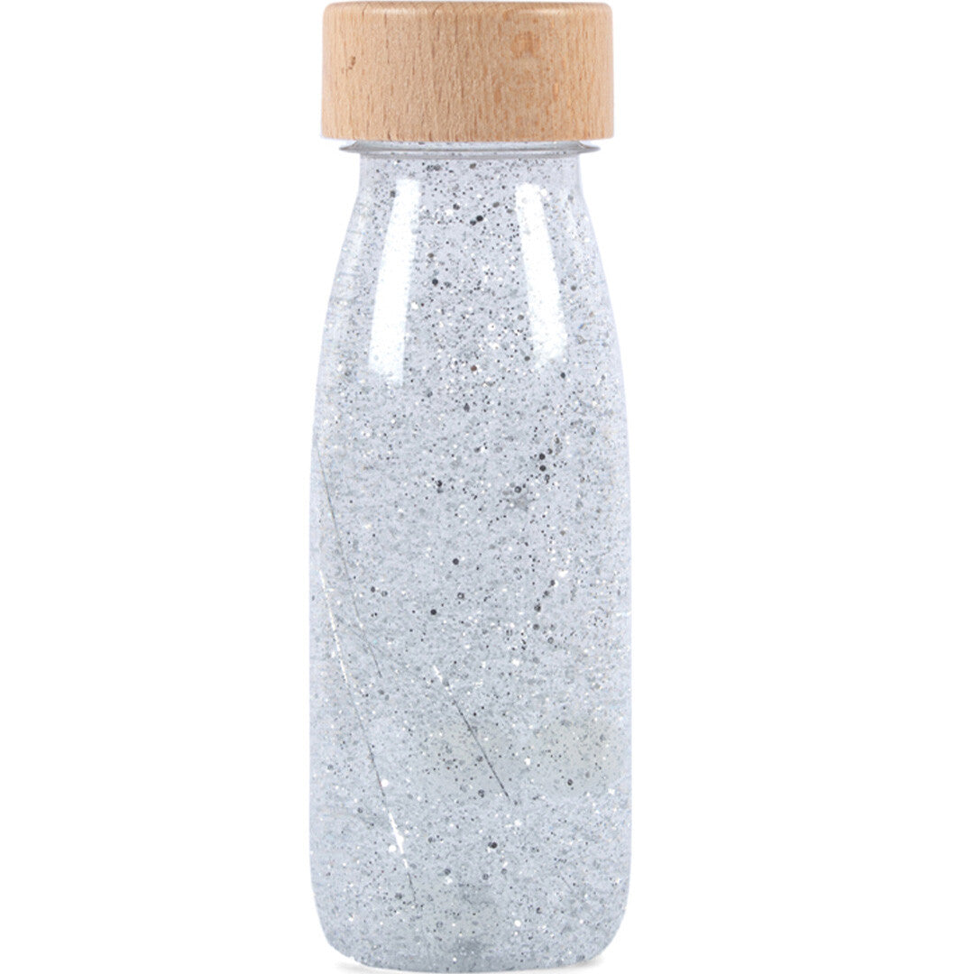 Petit boum sensorische fles float - silver