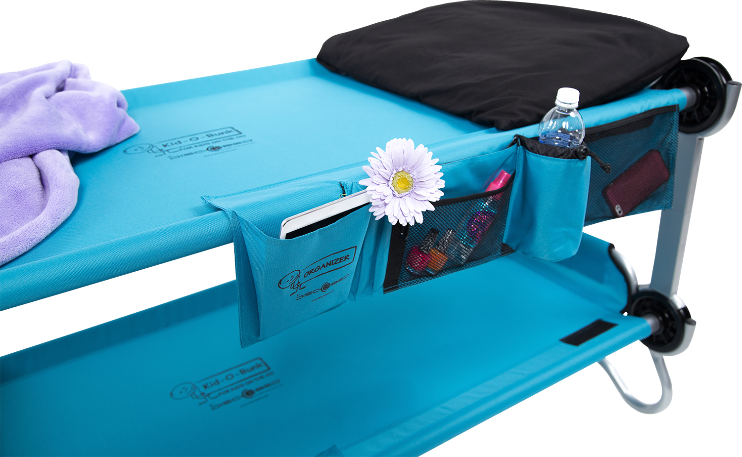 Disc-O-Bed Seitentasche / Organizer für  Kid-O-Bed Einzelbett blau