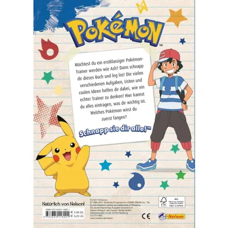 Neslon Pokemon: Mein Trainer-Tagebuch