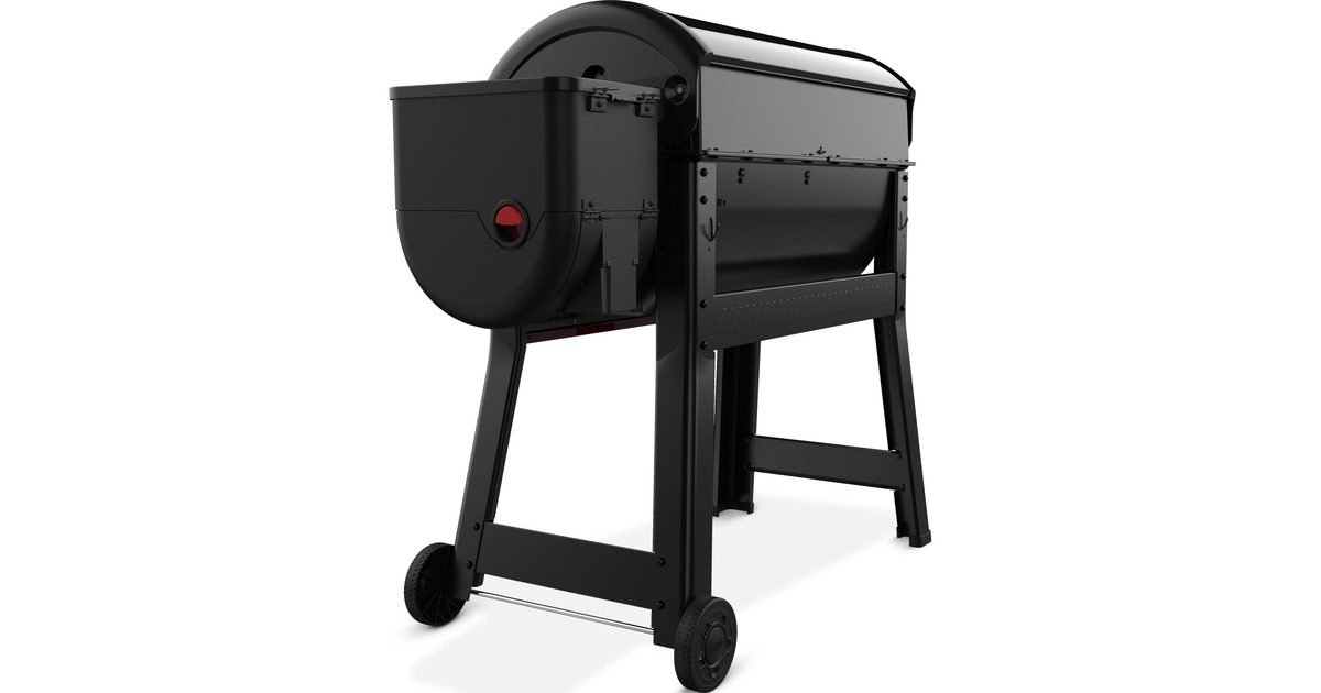 WeberSmoque XL houtpellet rookoven smoker  (Zwart, 2 temperatuursensoren, app-bediening)