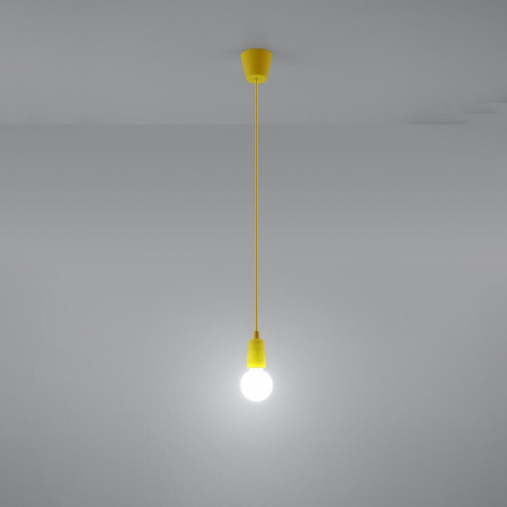 famlights | Dani hanglamp in geel, E27, 1-lichts