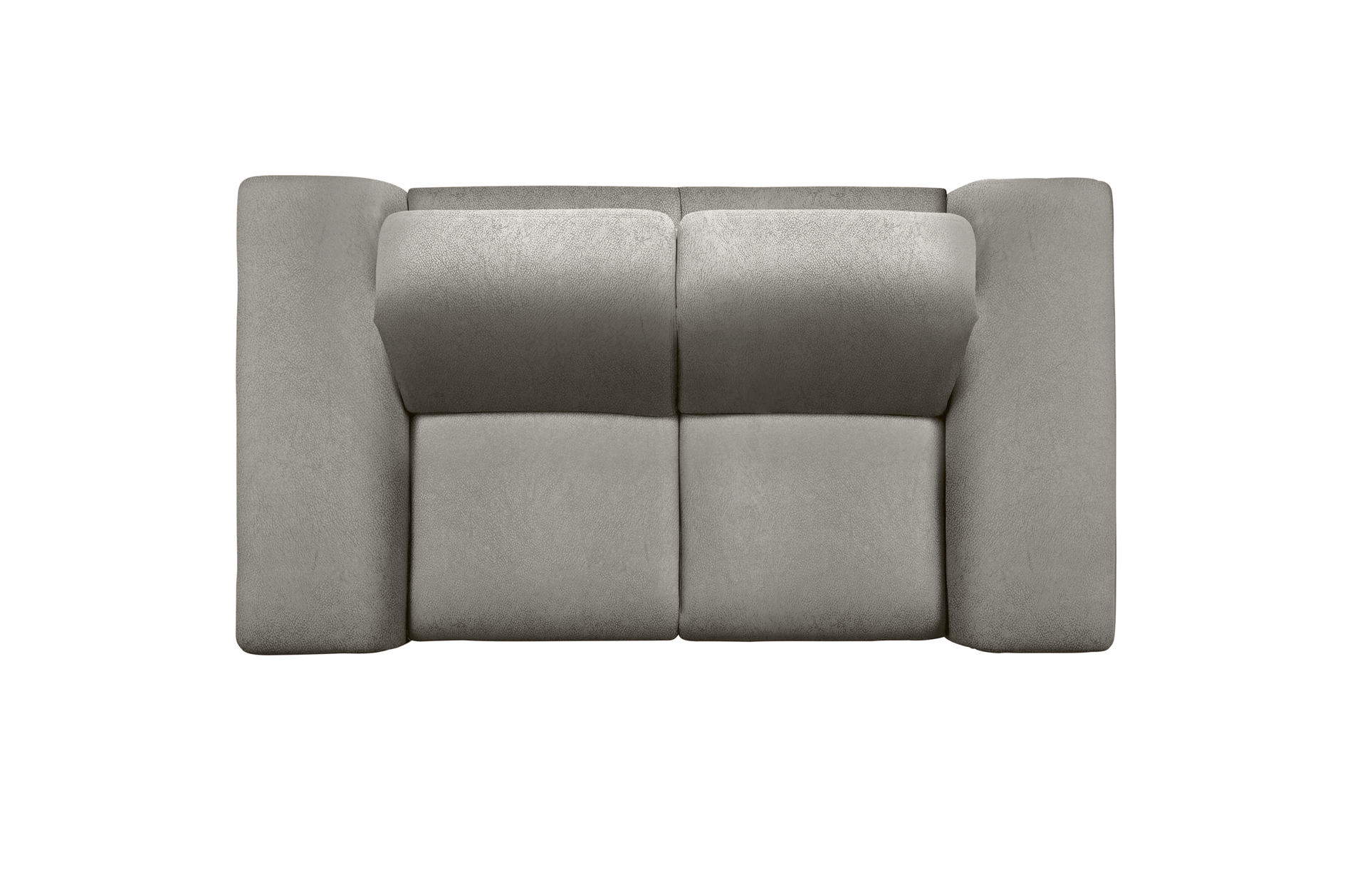 polsterpower 2,5-Sitzer Boxspringsofa - Saddle alu - Basismodell
