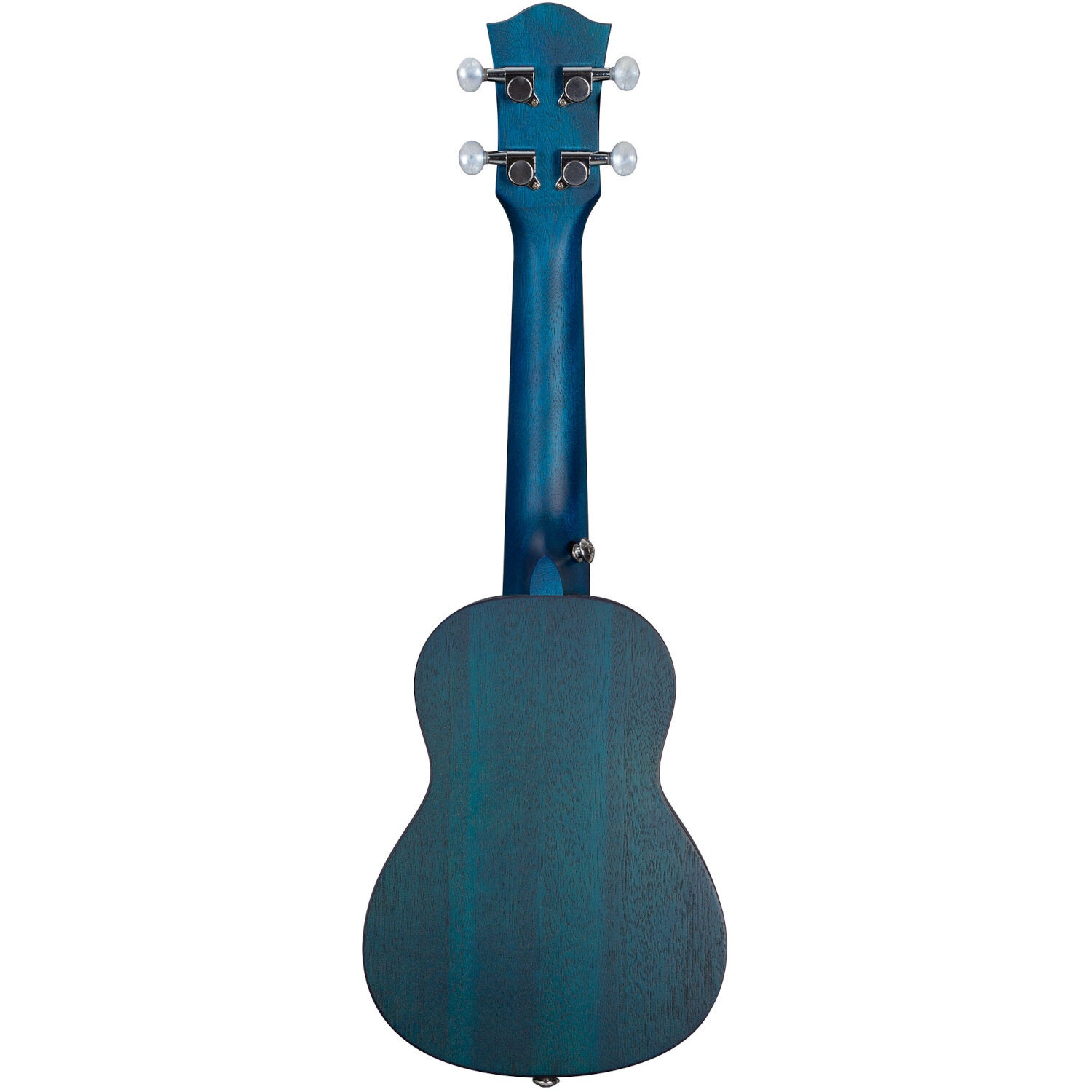 Cascha HH 2266L Premium Mahogany linkshandige sopraan ukelele set blauw