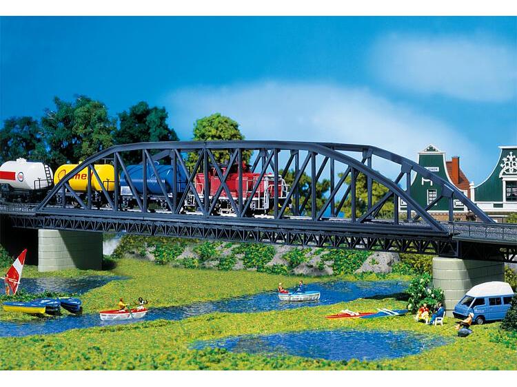 Faller Bogenbrücke H0 564 mm lange Eisenbahnbrücke
