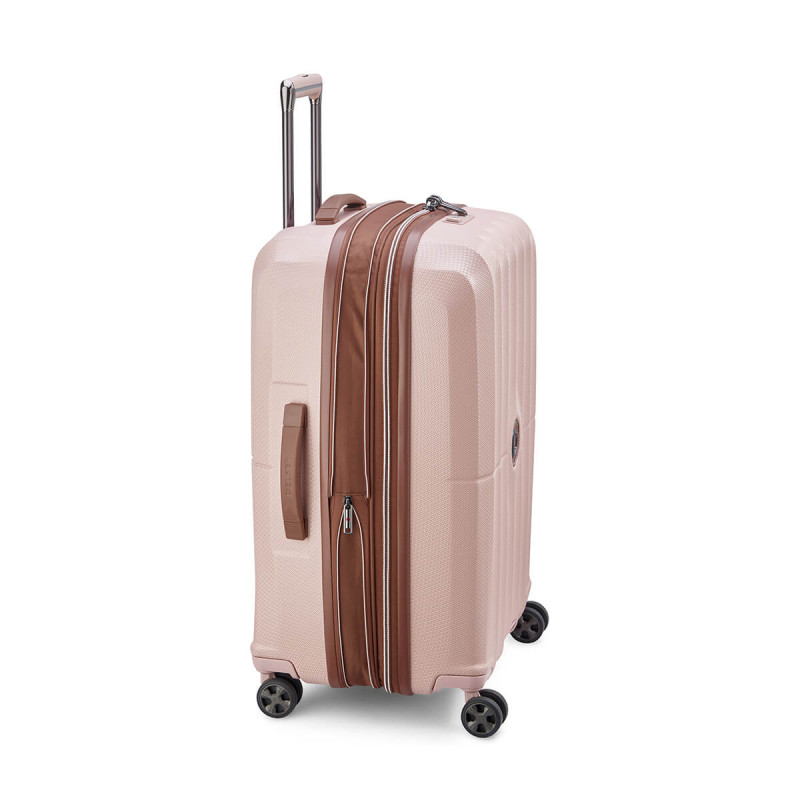 Valise rigide St-Tropez Extensible 67 cm Rose