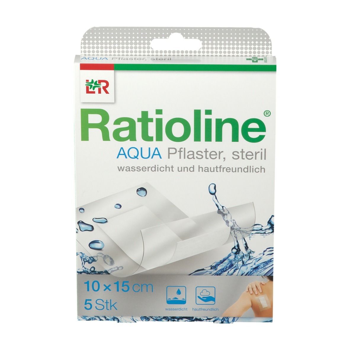 Ratioline® aqua Duschpflaster Plus 10 x 15 cm