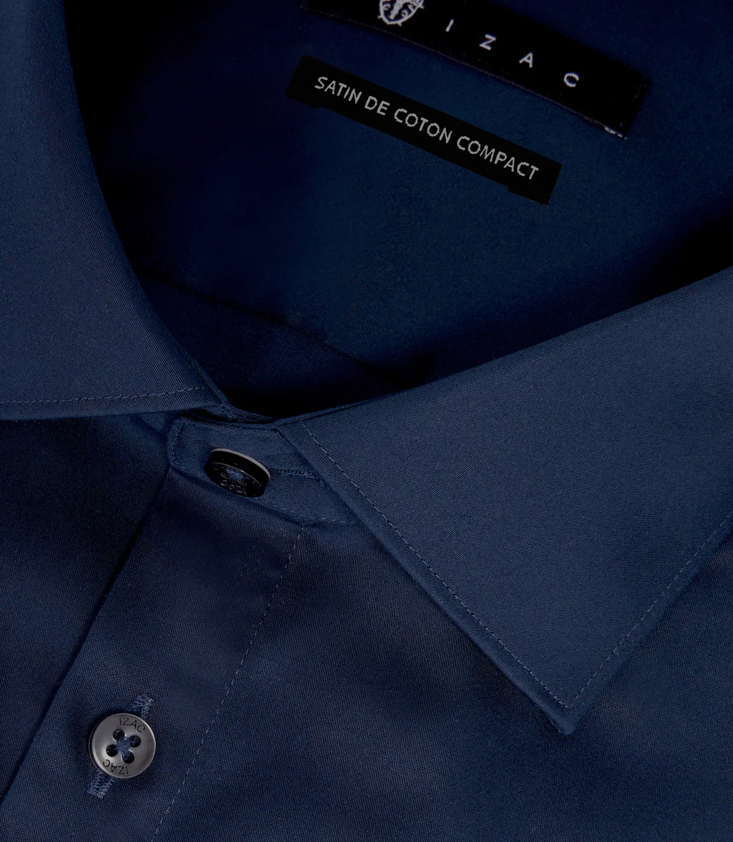Chemise slim marine 