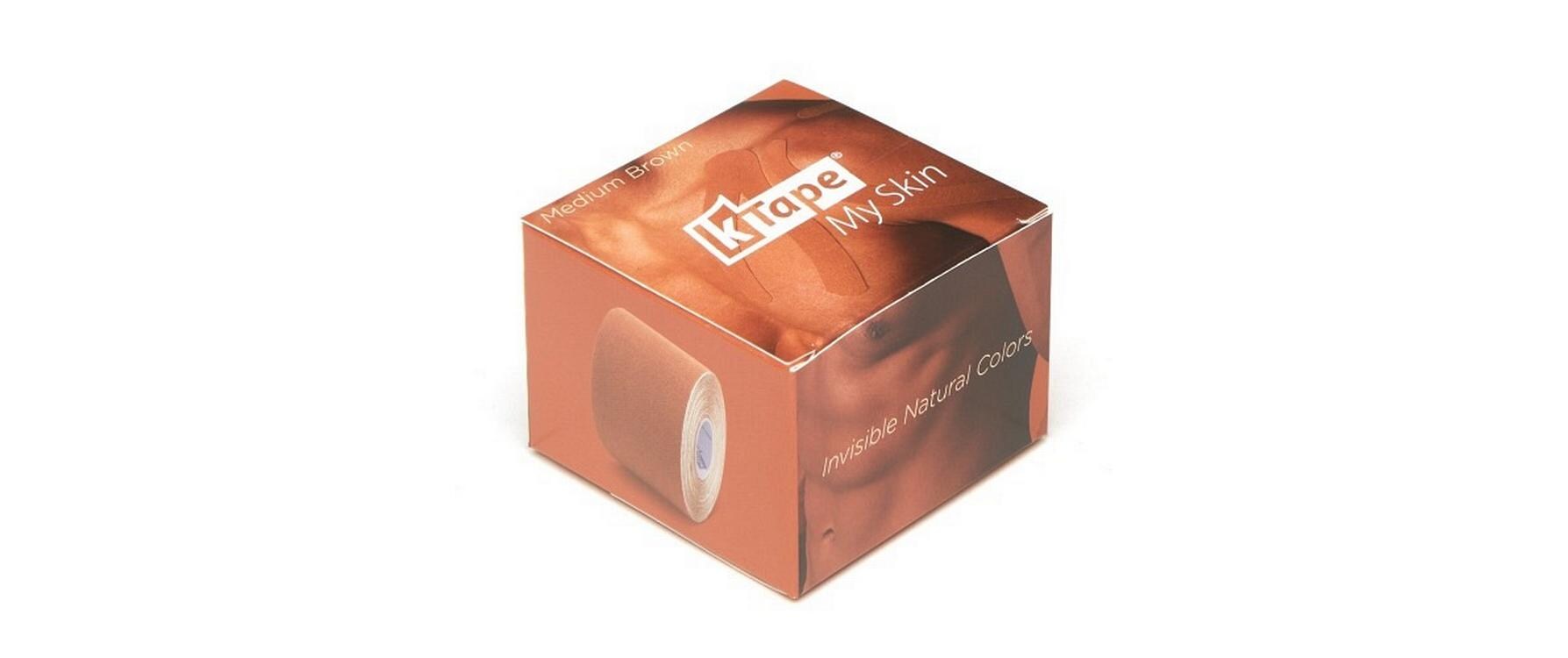 My Skin medium brown 5 cm x 5 mAtmungsaktives Kinesiology Tape für Muskeln und Gelenke