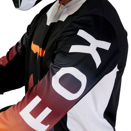 Maillot cross Fox 180 - FLORA 2024 - Noir