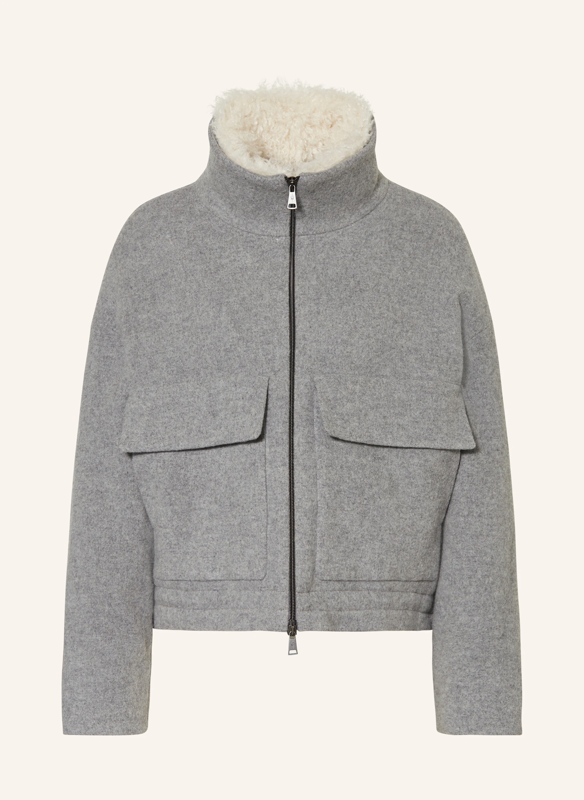 LUISA CERANO Kastenjacke mit abnehmbarem Kunstfell