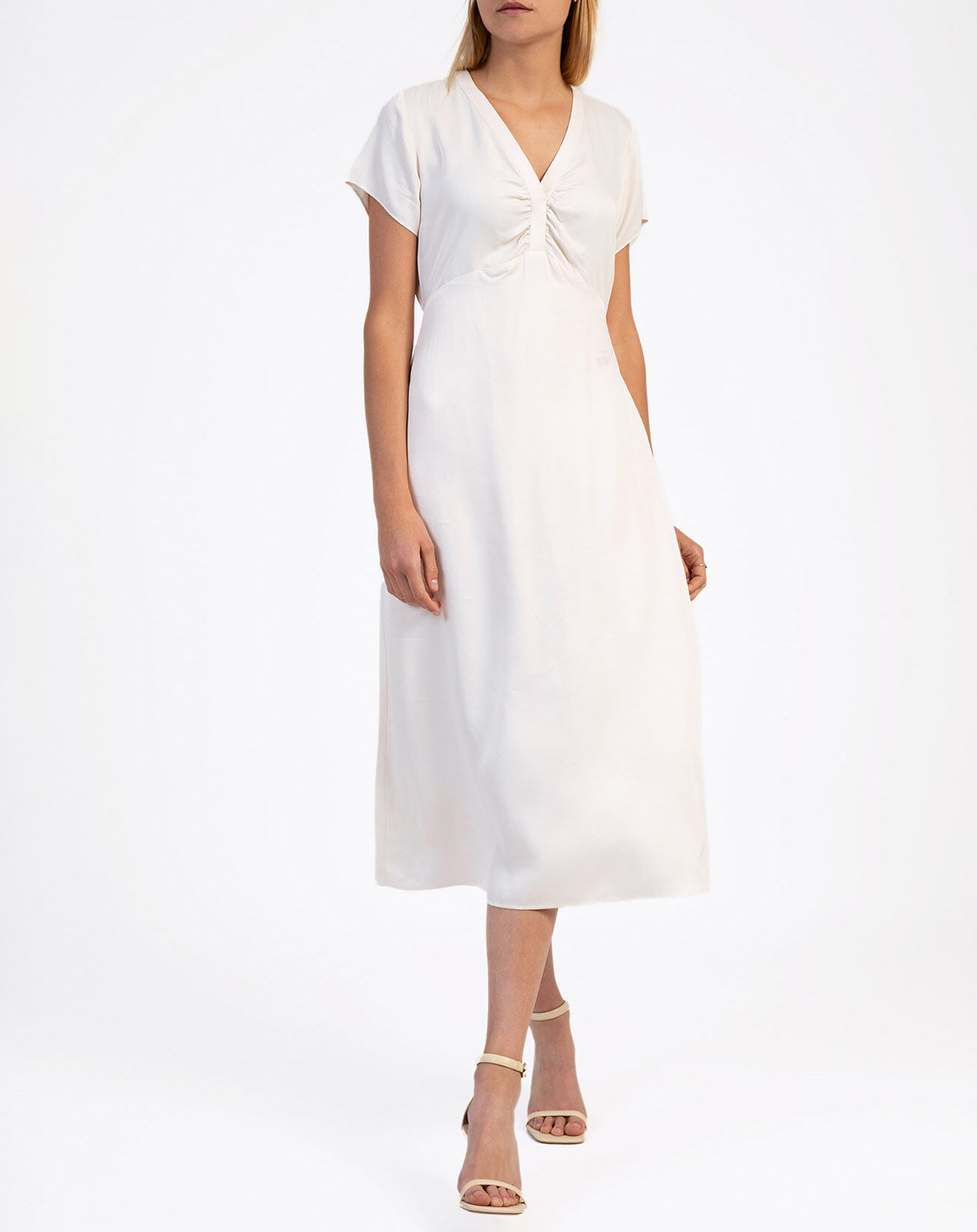 An'ge Robe Miazy blanc cassé
