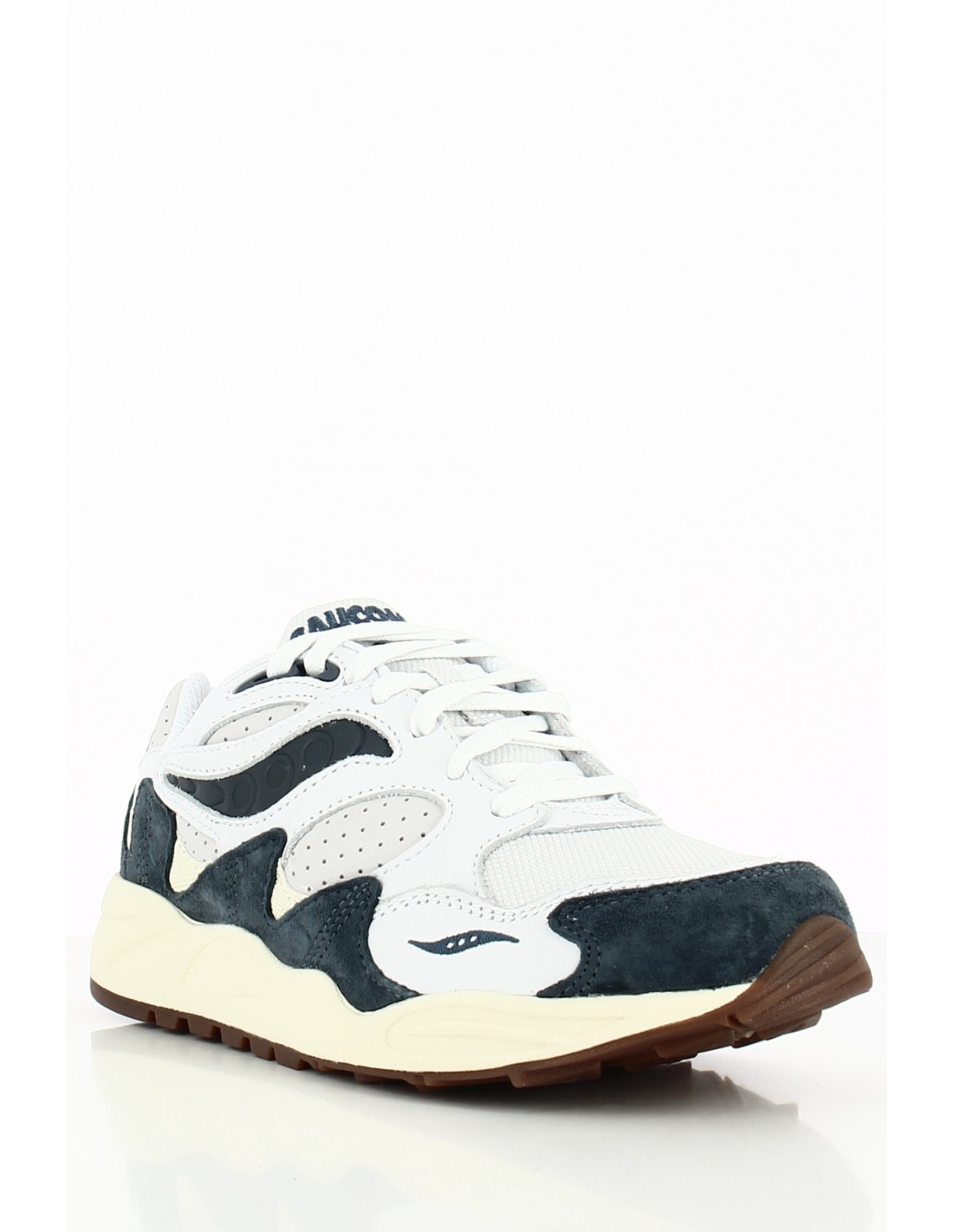 saucony Sneakers homme grid shadow 2 blanc/bleu