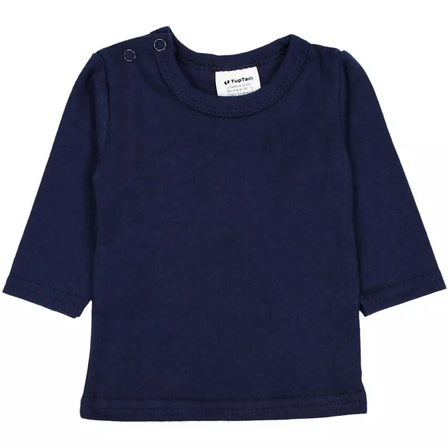 TupTam Baby Jungen Langarmshirt 5er Set grau