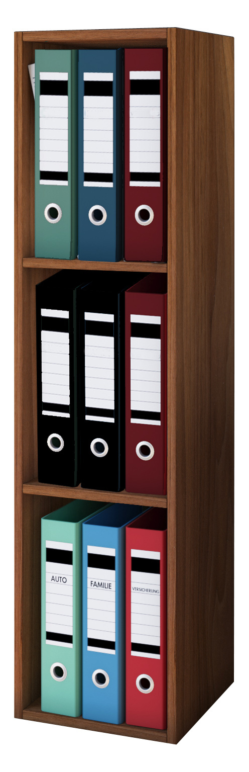 Büro-Regal OFFAS - Kern-Nussbaum - 34 cm