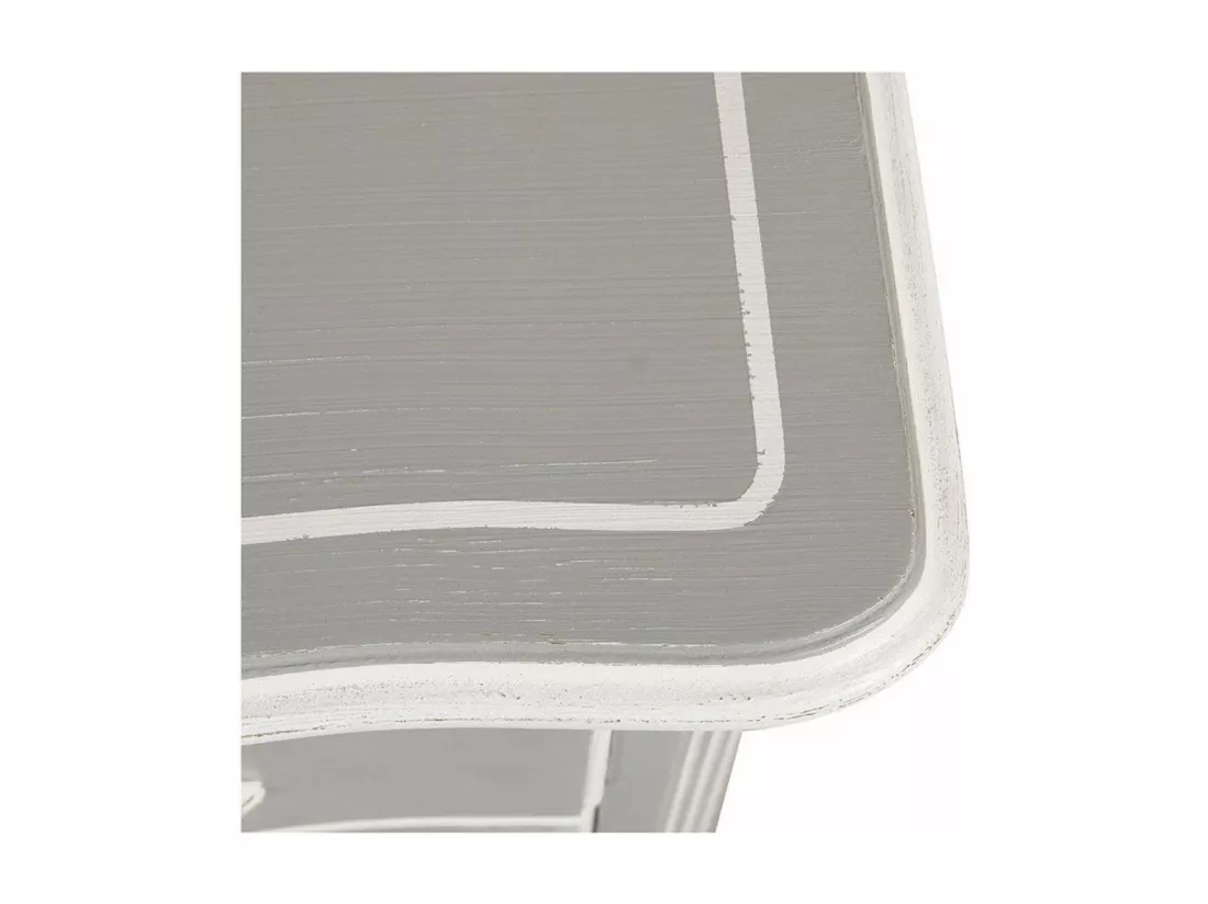 Commode galbée 5 tiroirs Bois-MDF Gris - Gustavien Interior's