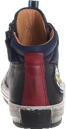 Develab - 633 - Enkellaarsjes - Blauw - Suède