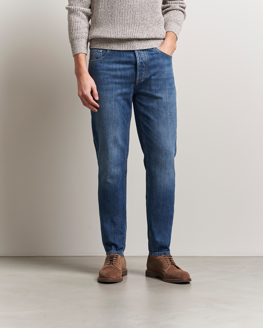 Brunello Cucinelli Traditional Fit Jeans Medium Wash