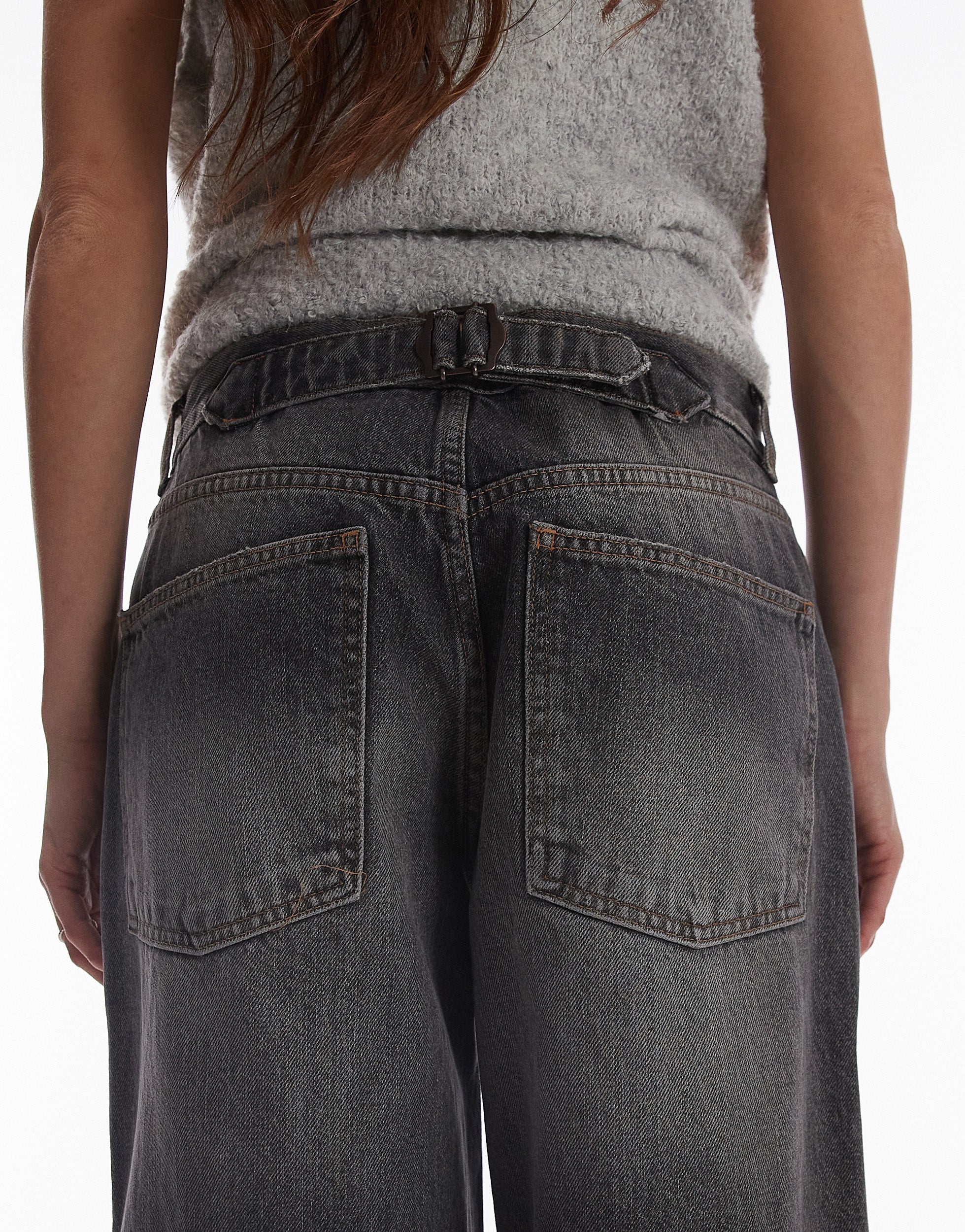 TOPSHOP Low waist Wide leg fit Jeans