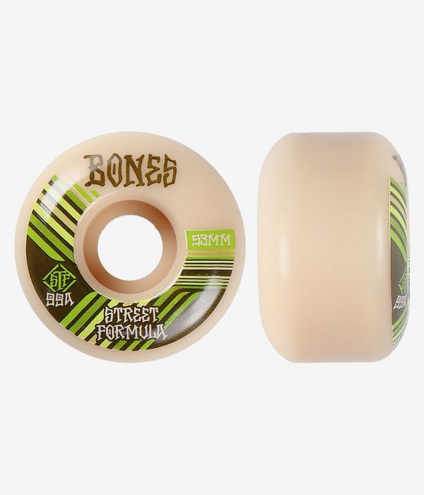 Bones STF Retros V4 Rollen (white green) 53mm 99A 4er Pack