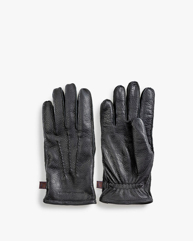 Handschoenen leer zwart