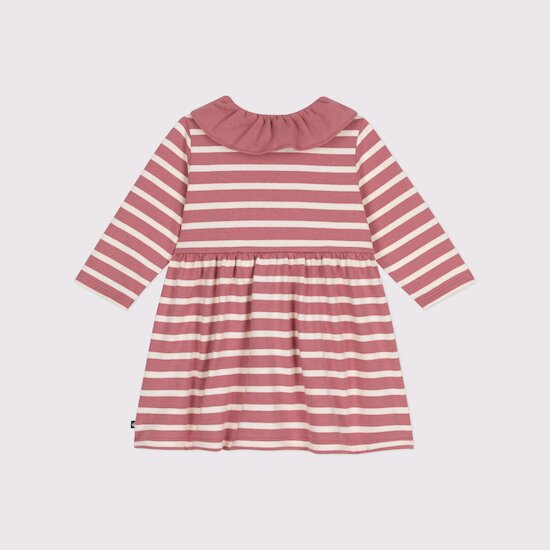 Robe à manches longues en jersey épais   Rosewood        de               Petit Bateau