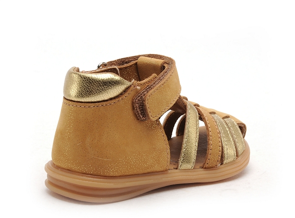 Bellamy nu pieds bebe bebe paillette marron