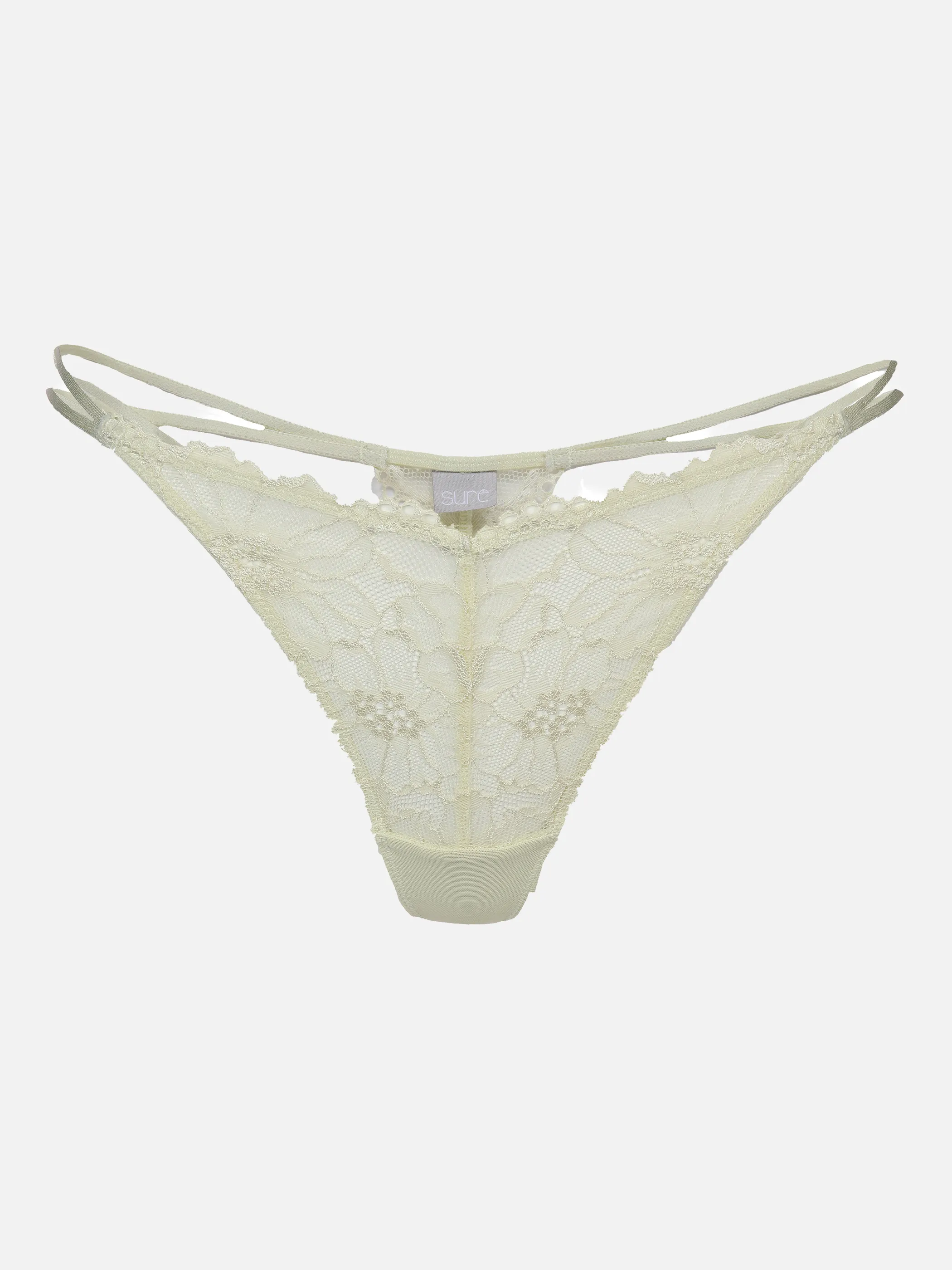Damen Stringtanga mit Spitze