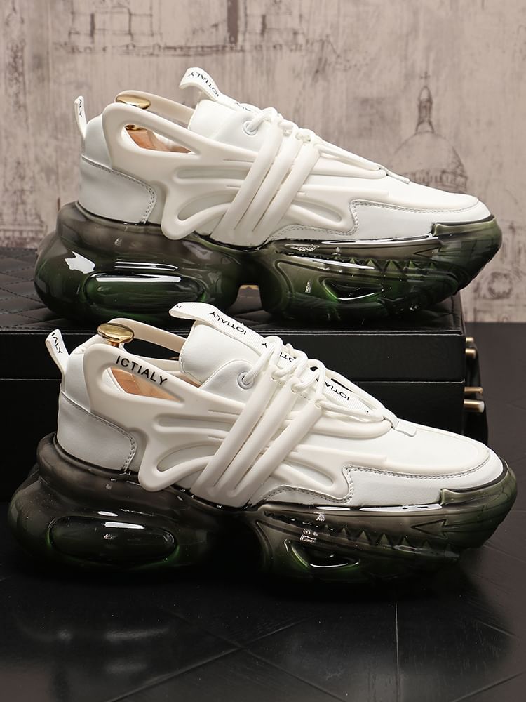 Mr Ozera - Platform Two Tone veterschoenen