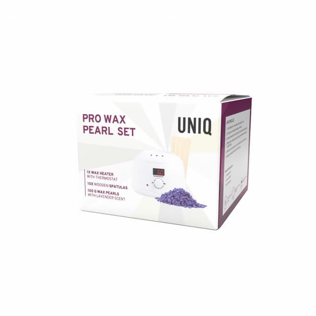 UNIQ Wax Pearls Kit med LED Display