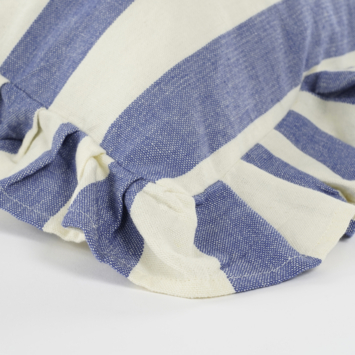 Kussen blauw - l70xb50xh10cm