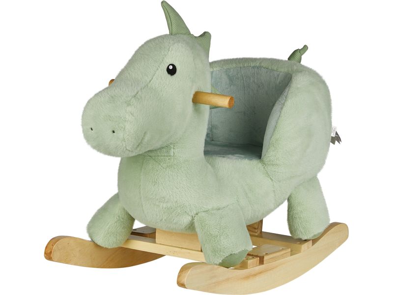 Sterntaler Schaukeltier Dino Rexi Grün Schaukeltier aus weichem Plüsch