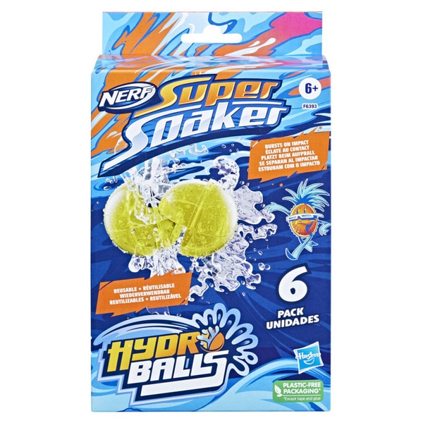 6 balles d'eau - Nerf Super Soaker Hydro Balls