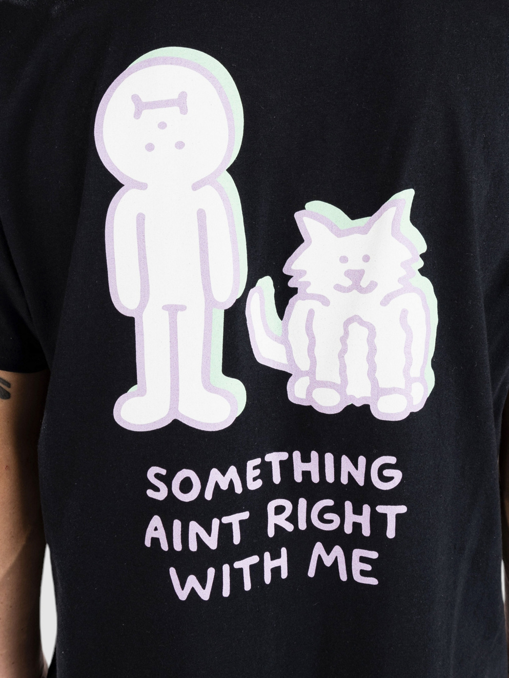 A.LAB What's Wrong? T-Shirt black